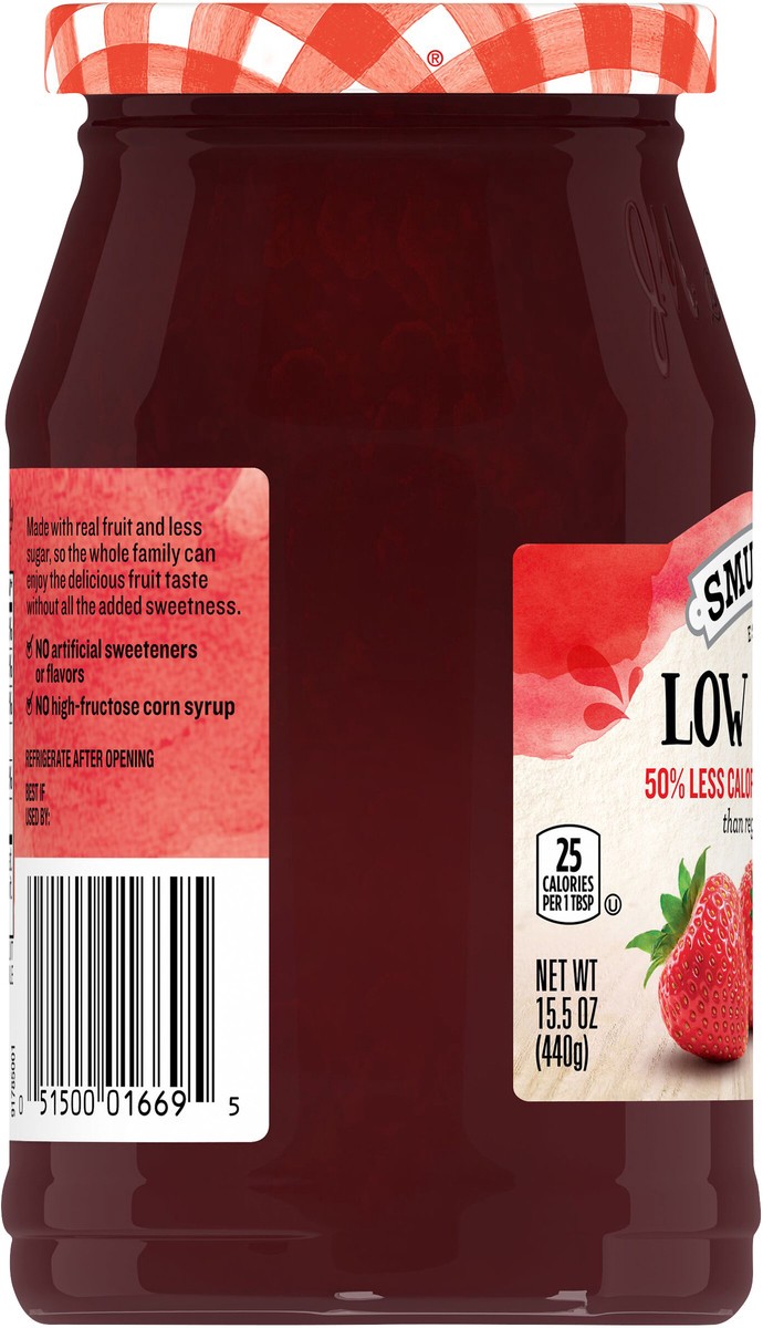 slide 6 of 8, Smucker's Low Sugar Strawberry Preserves - 15.5oz, 15.5 oz
