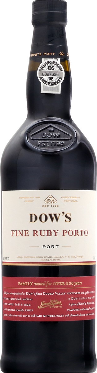 slide 9 of 9, Dow's Fine Ruby Porto 750 ml, 750 ml