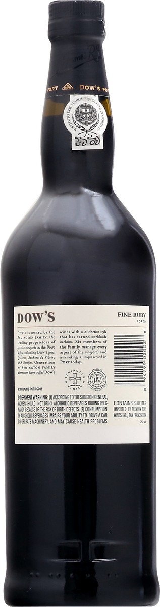 slide 2 of 9, Dow's Fine Ruby Porto 750 ml, 750 ml