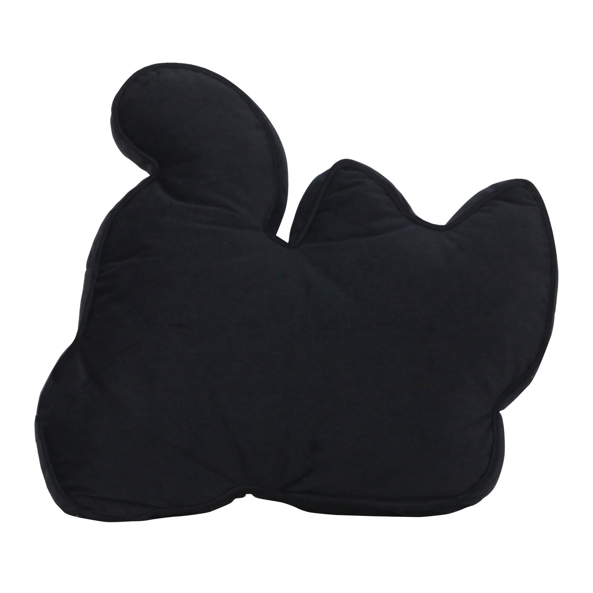 slide 2 of 2, 17" Glittery Black & Silver Skeleton Cat Accent Pillow By Ashland, 17 in