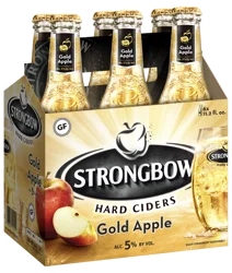 Strongbow Gold Apple Hard Ciders 6 - 11.2 fl oz Bottles