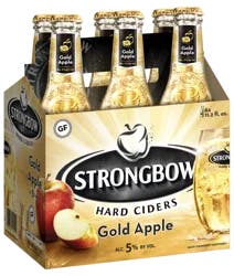 Strongbow Gold Apple Hard Ciders 6 - 11.2 fl oz Bottles