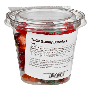 slide 1 of 1, Hy-Vee Gummy Butterflies, 9 oz