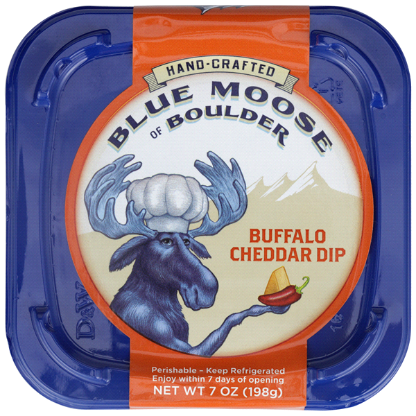 slide 1 of 1, Blue Moose of Boulder Buffalo Cheddar Dip, 6 oz