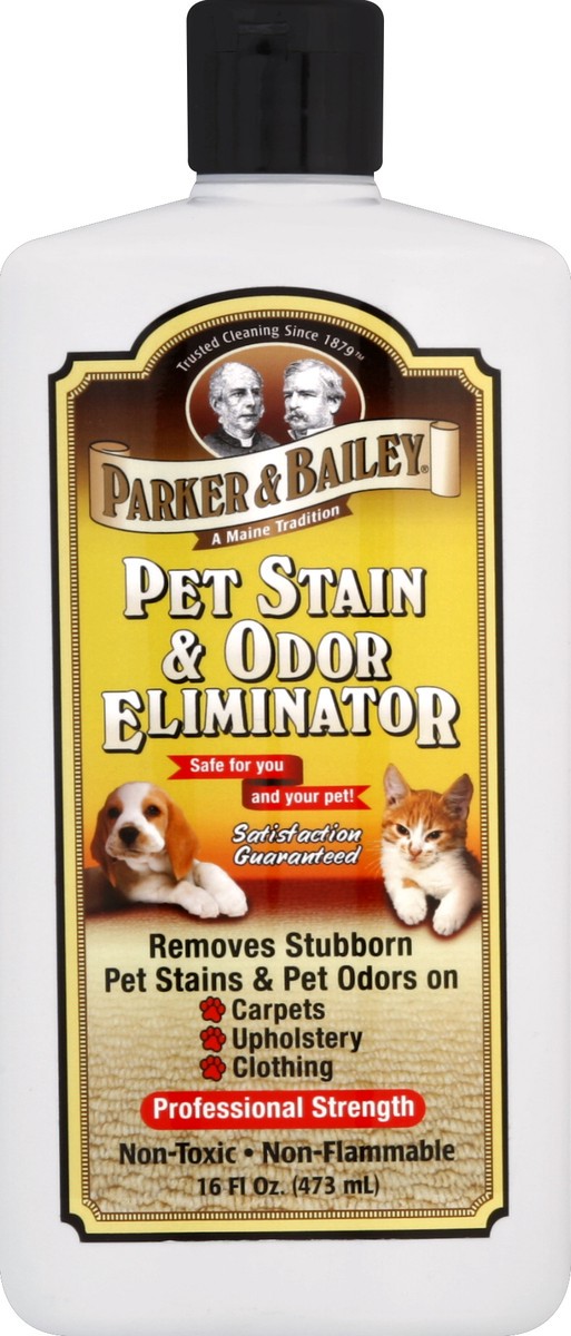 slide 2 of 2, Parker & Bailey Pet Stain & Odor Eliminator, Professional Strength, 16 oz