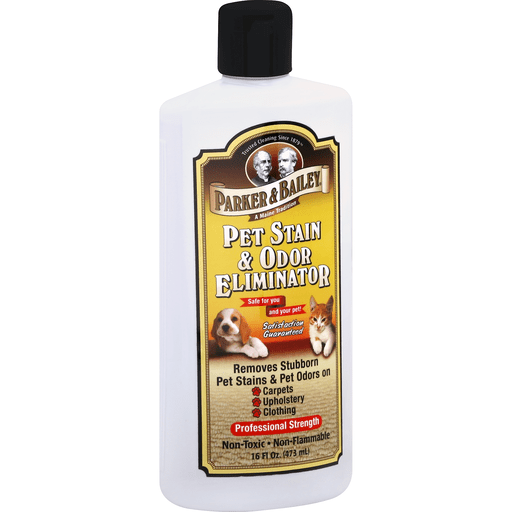 slide 1 of 2, Parker & Bailey Pet Stain & Odor Eliminator, Professional Strength, 16 oz