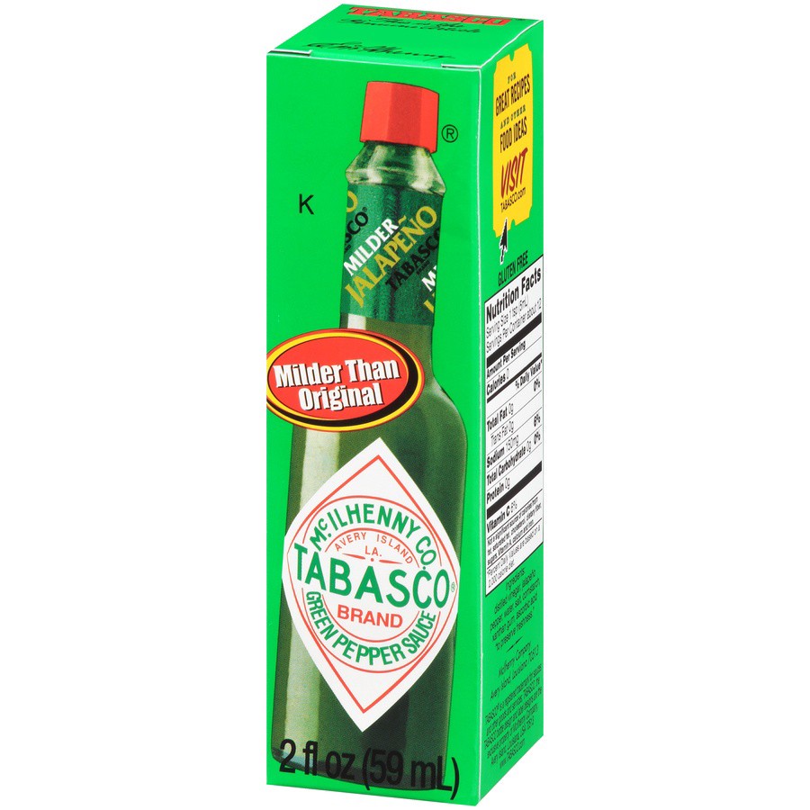 slide 4 of 8, Tabasco Green Jalapeo Pepper Sauce, 2 fl oz