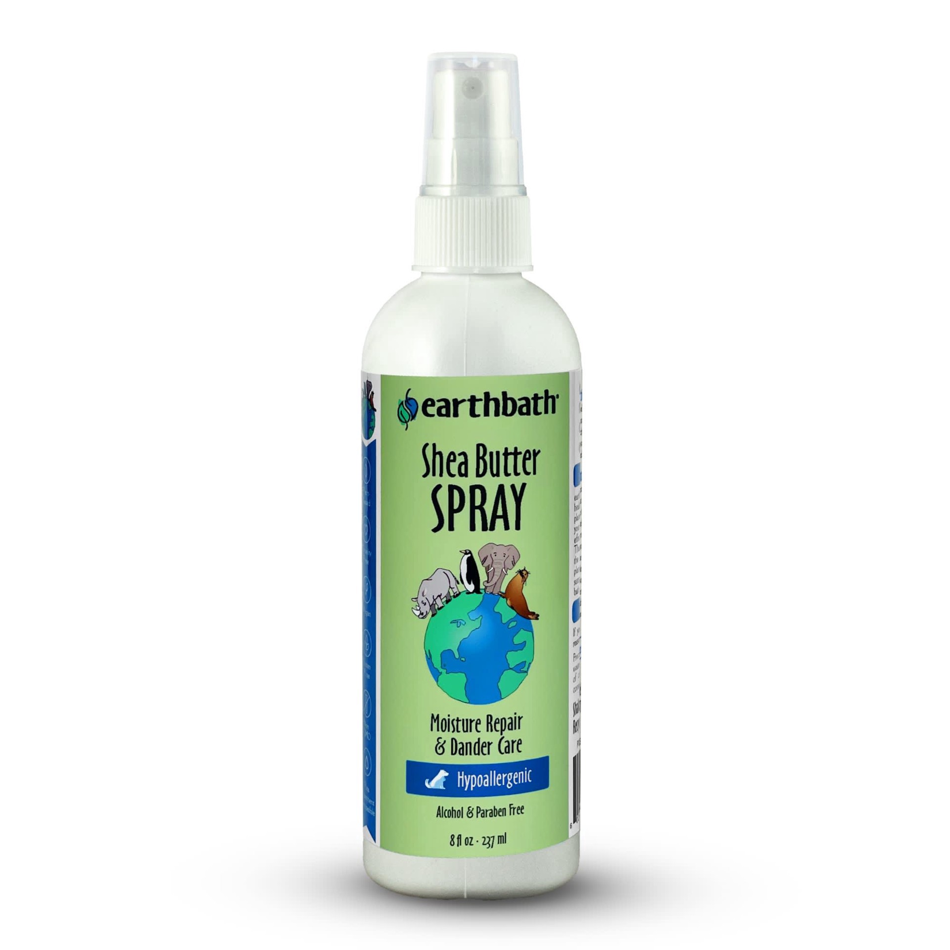 slide 1 of 1, Earthbath Hypoallergenic Shea Butter Spray for Moisture Repair & Dander Care for Dogs, 8 fl. oz., 8 fl oz