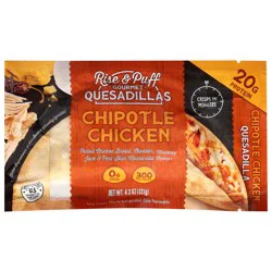 Rise & Puff Gourmet Chipotle Chicken Quesadillas 4.3 oz