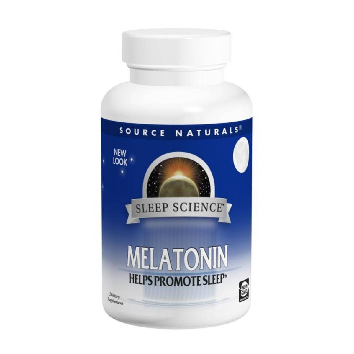 slide 1 of 1, Source Naturals Melatonin Peppermint Flavored Sublingual Tablets, 60 ct