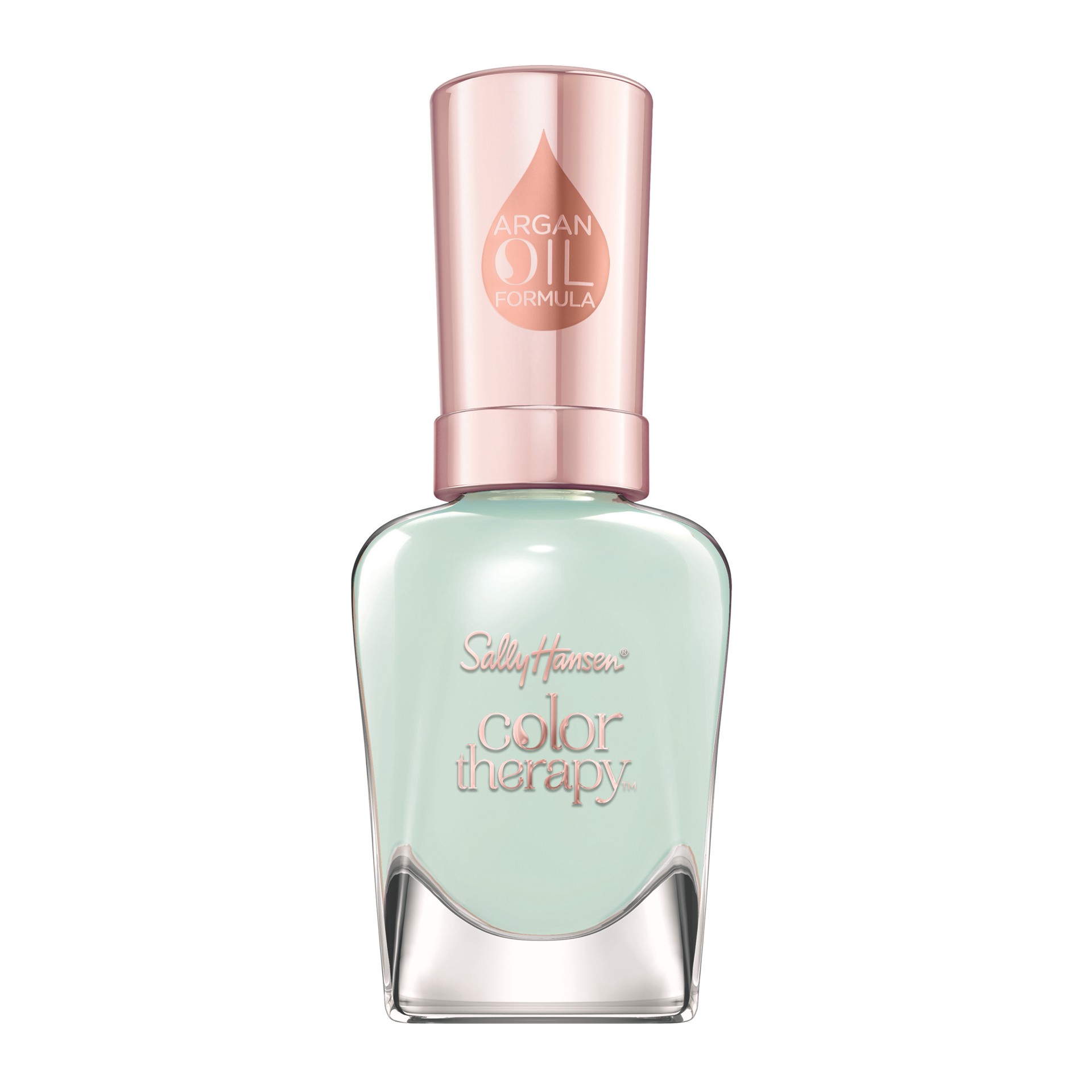 slide 1 of 1, Sally Hansen Color Therapy Nail Polish - Cool as a Cucumber, 0.5oz, 14.70 mL