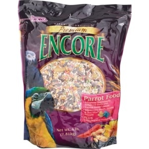 slide 1 of 1, Brown's Encore Premium Parrot Food, 4 lb