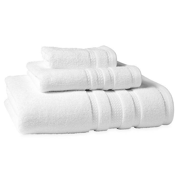 slide 1 of 1, DKNY Famous Maker Avenue Value Bath Towel - White, 1 ct