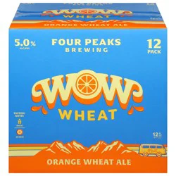 Four Peaks Brewing Orange Wheat Ale Wow Beer - 12 fl oz Bottles