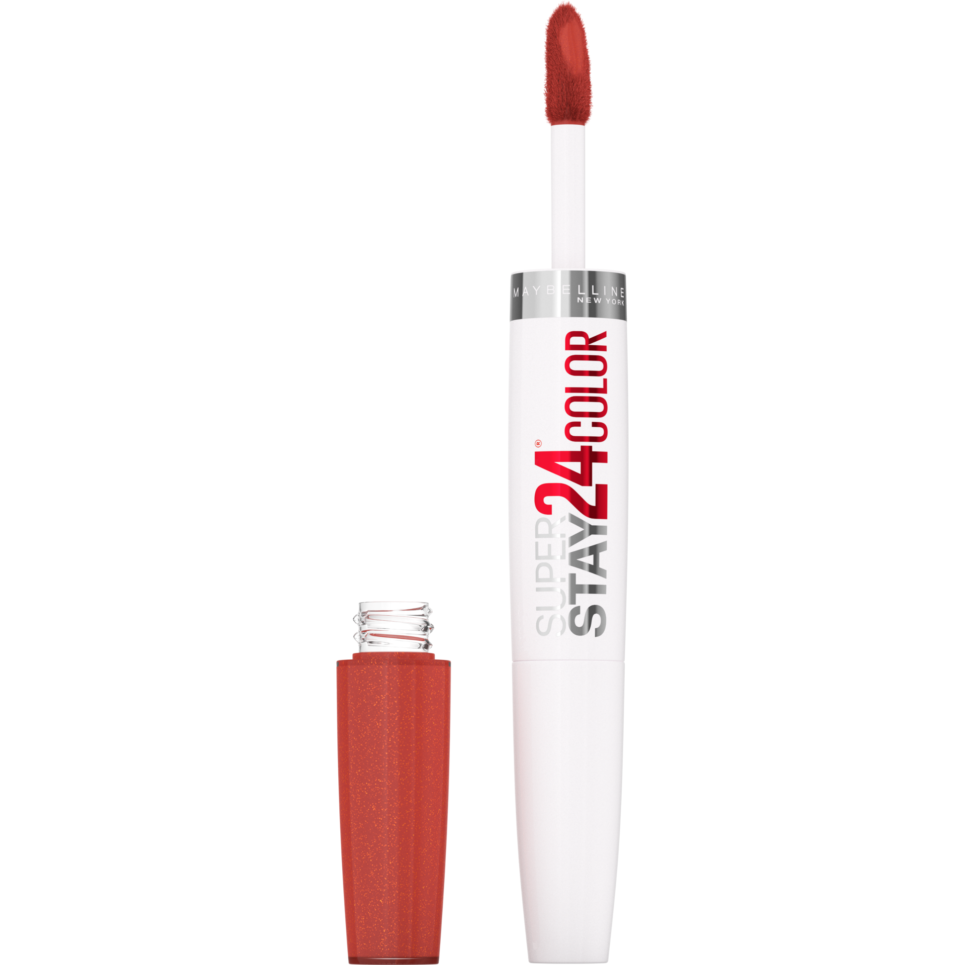 slide 1 of 5, Super Stay 24 2-Step Long Lasting Liquid Lipstick, Sultry Amber, 1 ct