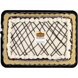 Bakery Fresh Red Velvet Cake With Cream Cheese Icing