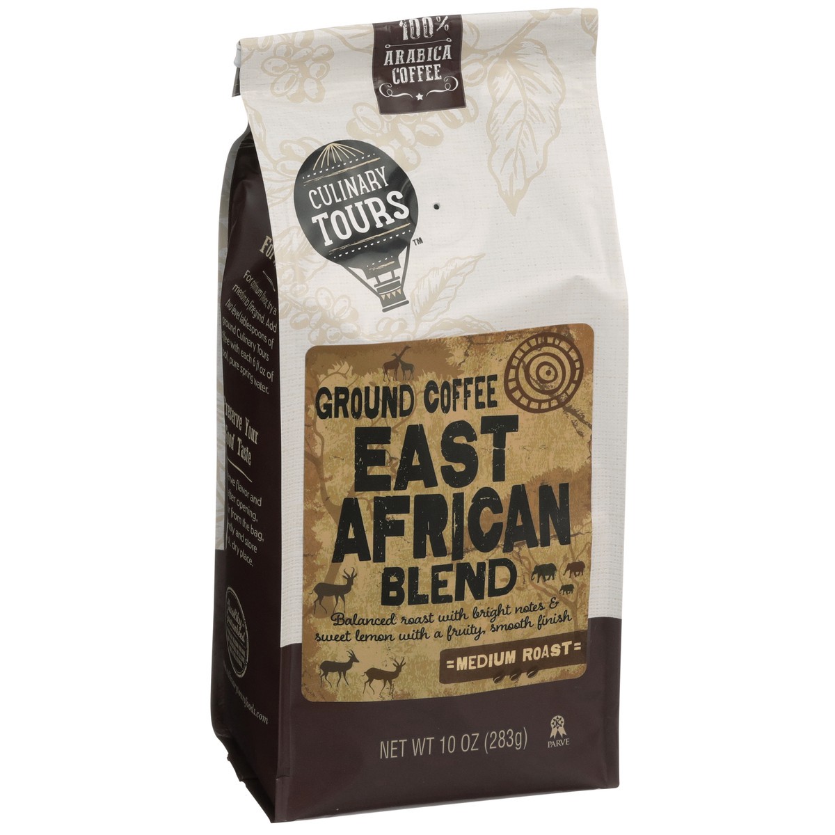 slide 3 of 9, Culinary Tours Medium Roast Ground East African Blend Coffee 10 oz, 10 oz