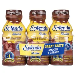Splenda Diabetes Care Shakes Milk Chocolate 6 - 8 fl oz Bottles