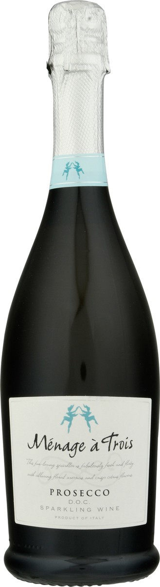 slide 1 of 16, Menage A Trois D.O.C. Prosecco 750 ml Bottle, 750 ml