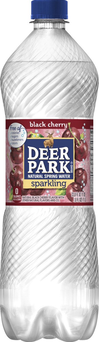 slide 2 of 6, Deer Park Sparkling Water, Black Cherry- 33.8 oz, 33.8 oz