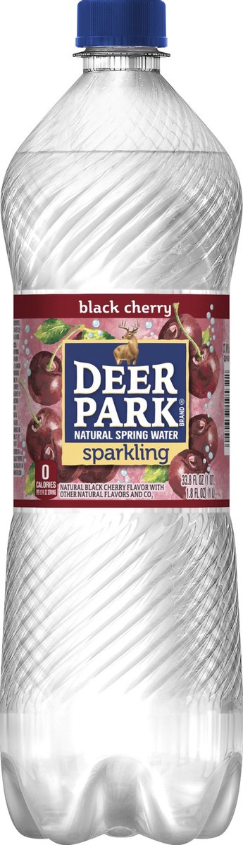 slide 3 of 6, Deer Park Sparkling Water, Black Cherry- 33.8 oz, 33.8 oz