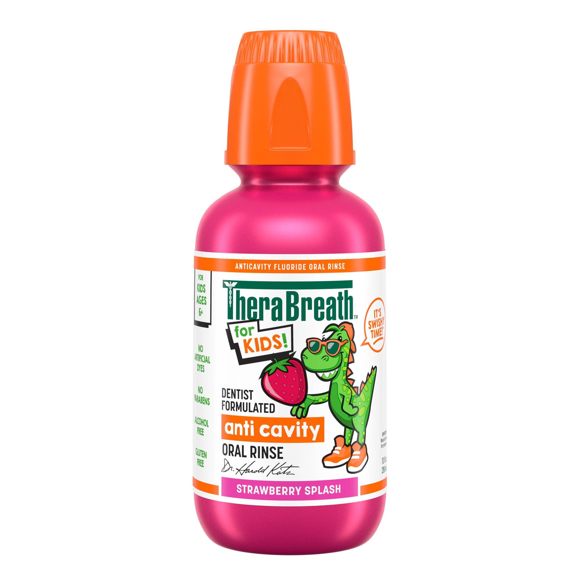 TheraBreath Kids' Mouthwash Strawberry Splash 10 fl oz 10 fl oz Shipt