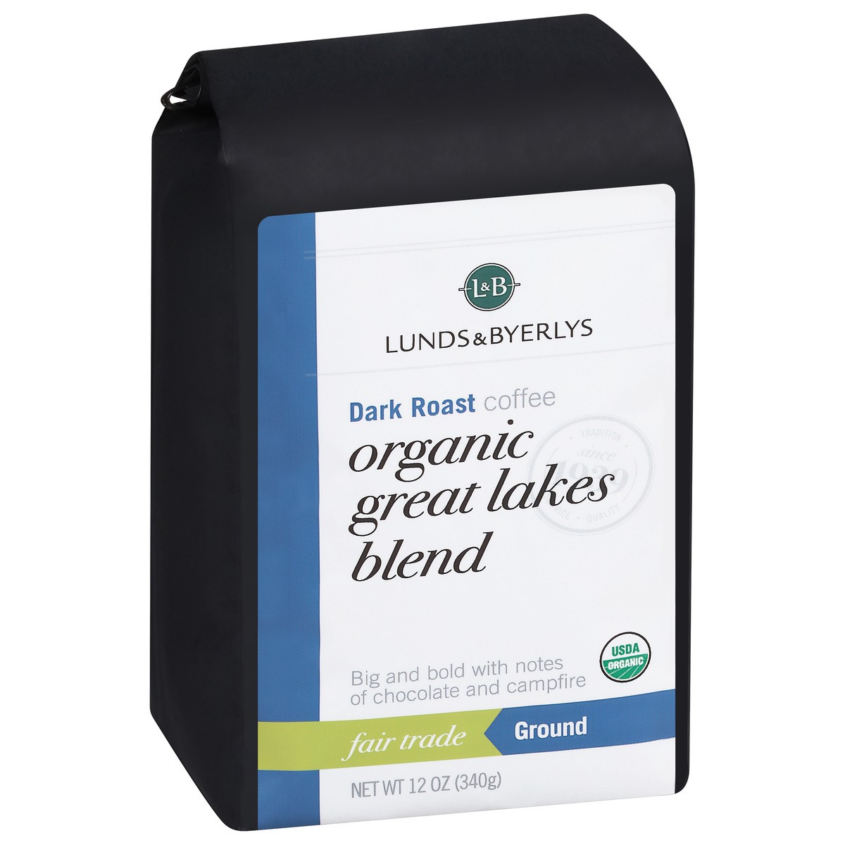 slide 7 of 9, Lunds & Byerlys Organic Dark Roast Ground Great Lakes Blend Coffee 12 oz, 12 oz