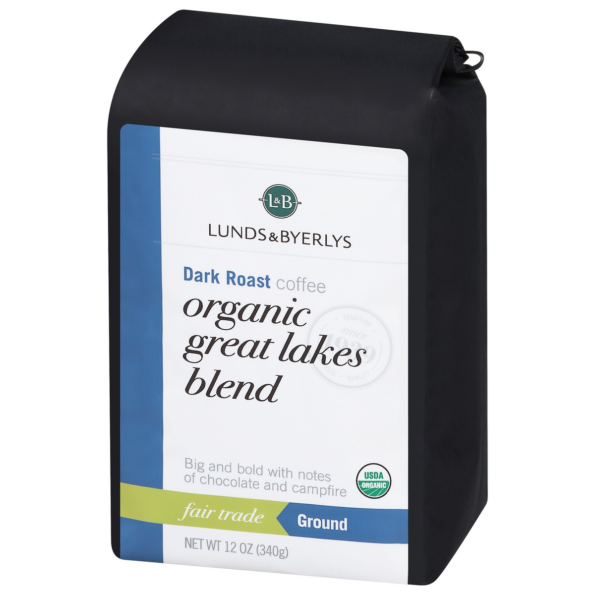 slide 3 of 9, Lunds & Byerlys Organic Dark Roast Ground Great Lakes Blend Coffee 12 oz, 12 oz