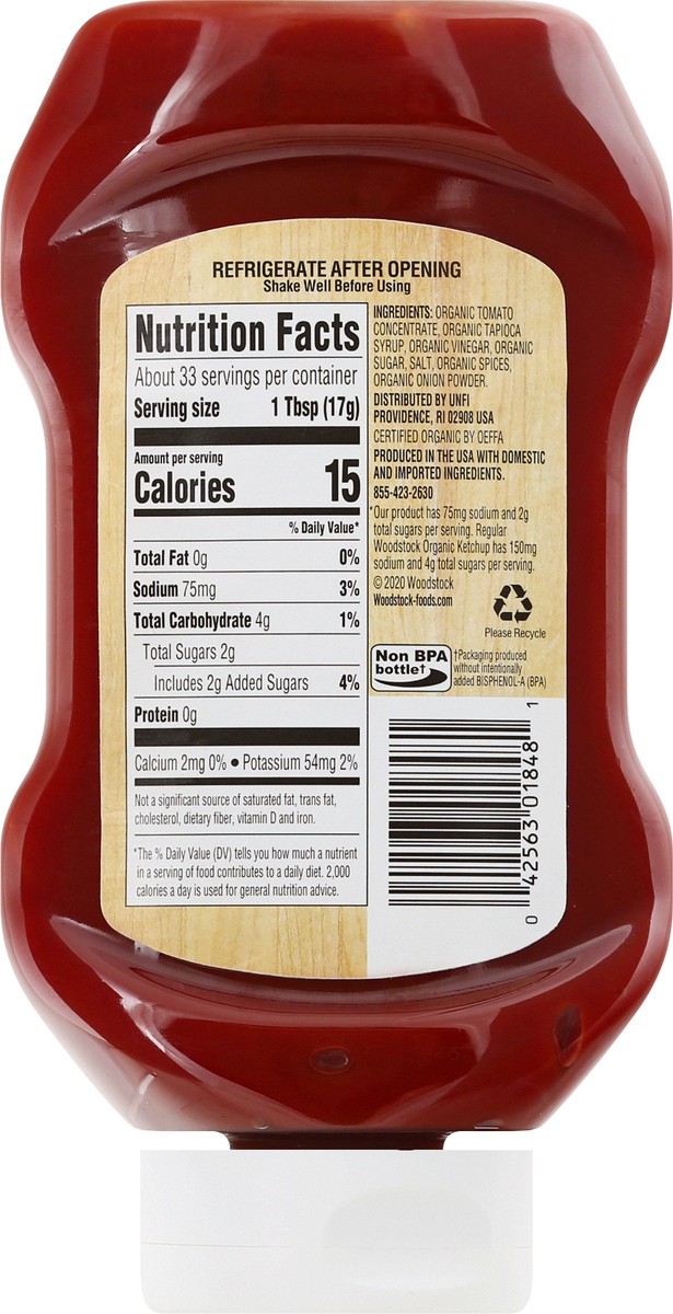 slide 3 of 13, Woodstock Organic Tomato Ketchup 19.5 oz, 19.5 oz