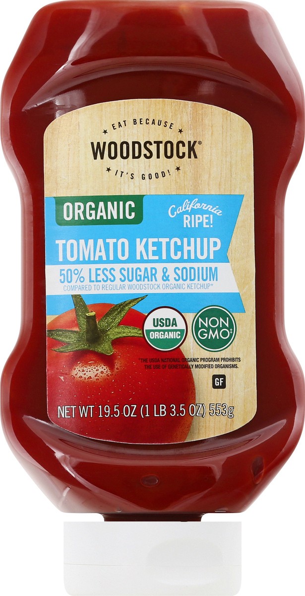 slide 13 of 13, Woodstock Organic Tomato Ketchup 19.5 oz, 19.5 oz