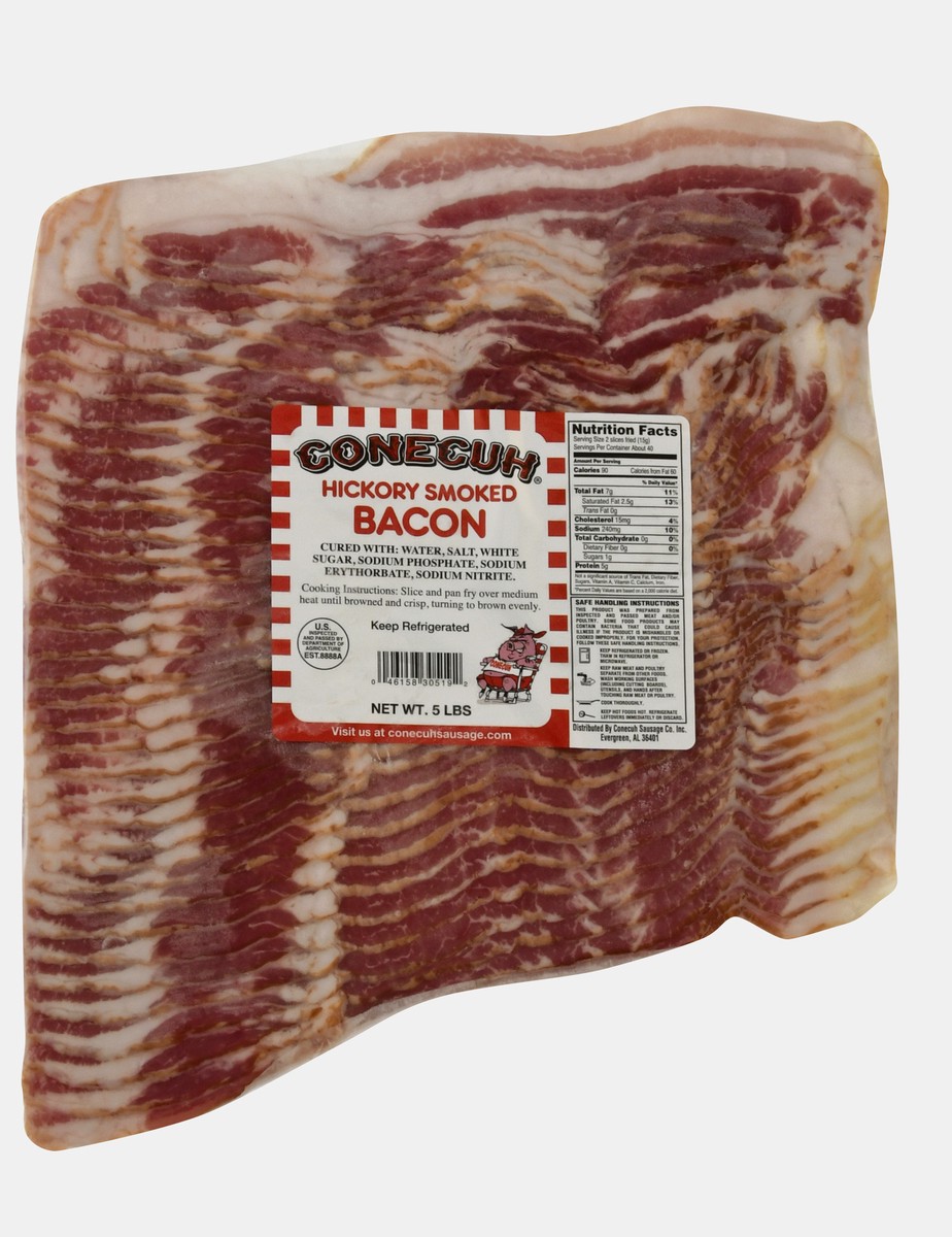 slide 8 of 13, Conecuh Hickory Smoked Bacon 5 lb, 5 lb