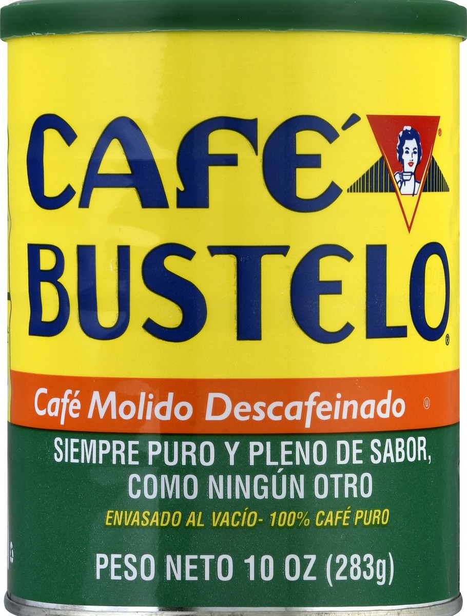 slide 5 of 9, Café Bustelo, Decaffeinated Medium Roast Ground Coffee, 10 oz