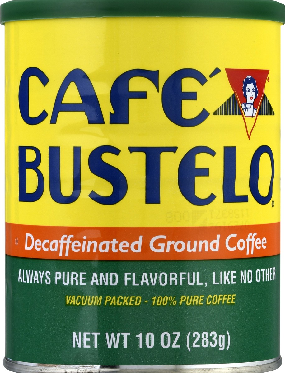 slide 8 of 9, Café Bustelo, Decaffeinated Medium Roast Ground Coffee, 10 oz