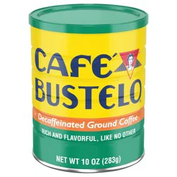 Café Bustelo, Decaffeinated Medium-Dark Roast Ground Coffee, 10 oz. Can
