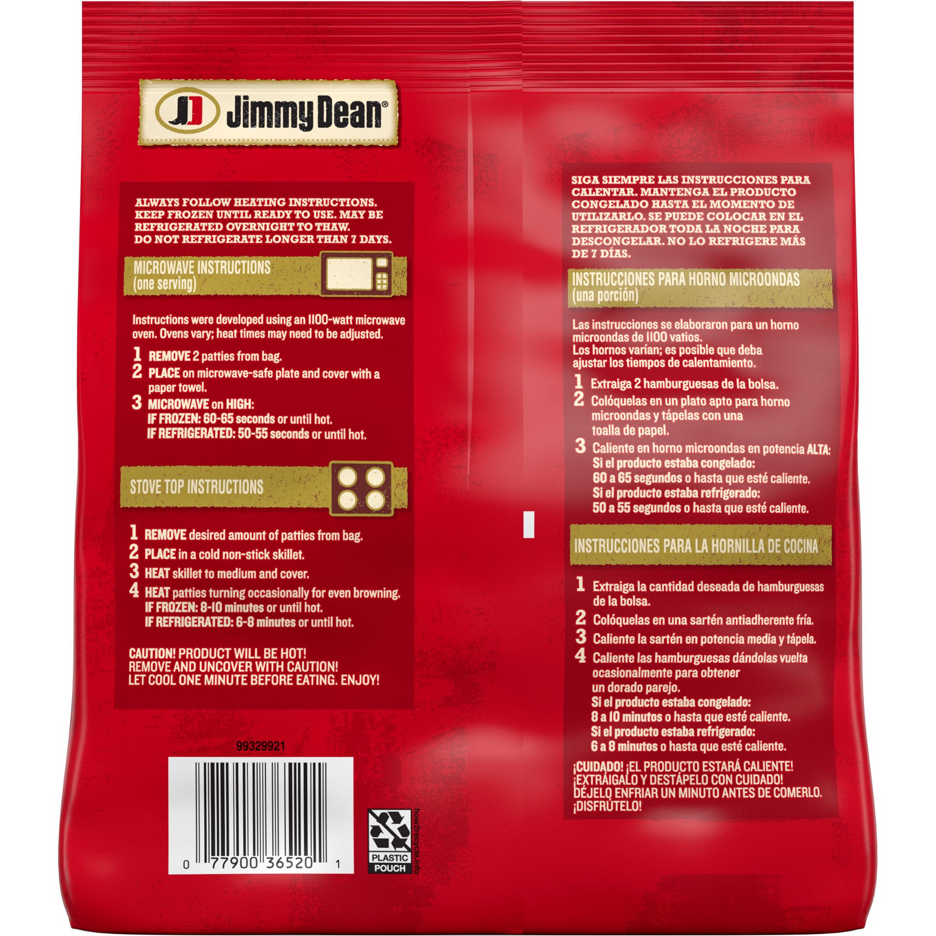 slide 10 of 10, Jimmy Dean Heat 'N Serve Original Pork Sausage Patties, 26 Count, 23.9 oz