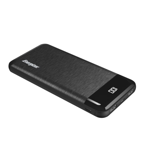 slide 1 of 7, Energizer 10000Mah Power Bank Charger, Black, Ue10058, 1 ct