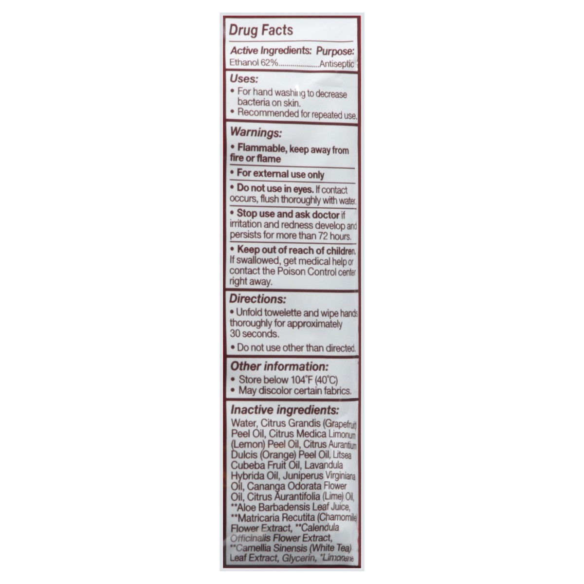 slide 4 of 13, Everyone Ruby Grapefruit Hand Sanitizer Wipes 15 ea, 1 ct