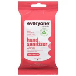 Everyone Ruby Grapefruit Hand Sanitizer Wipes, 15 ct