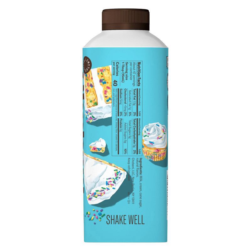 slide 8 of 8, Chobani Birthday Cake Dairy Creamer - 24 fl oz, 24 fl oz