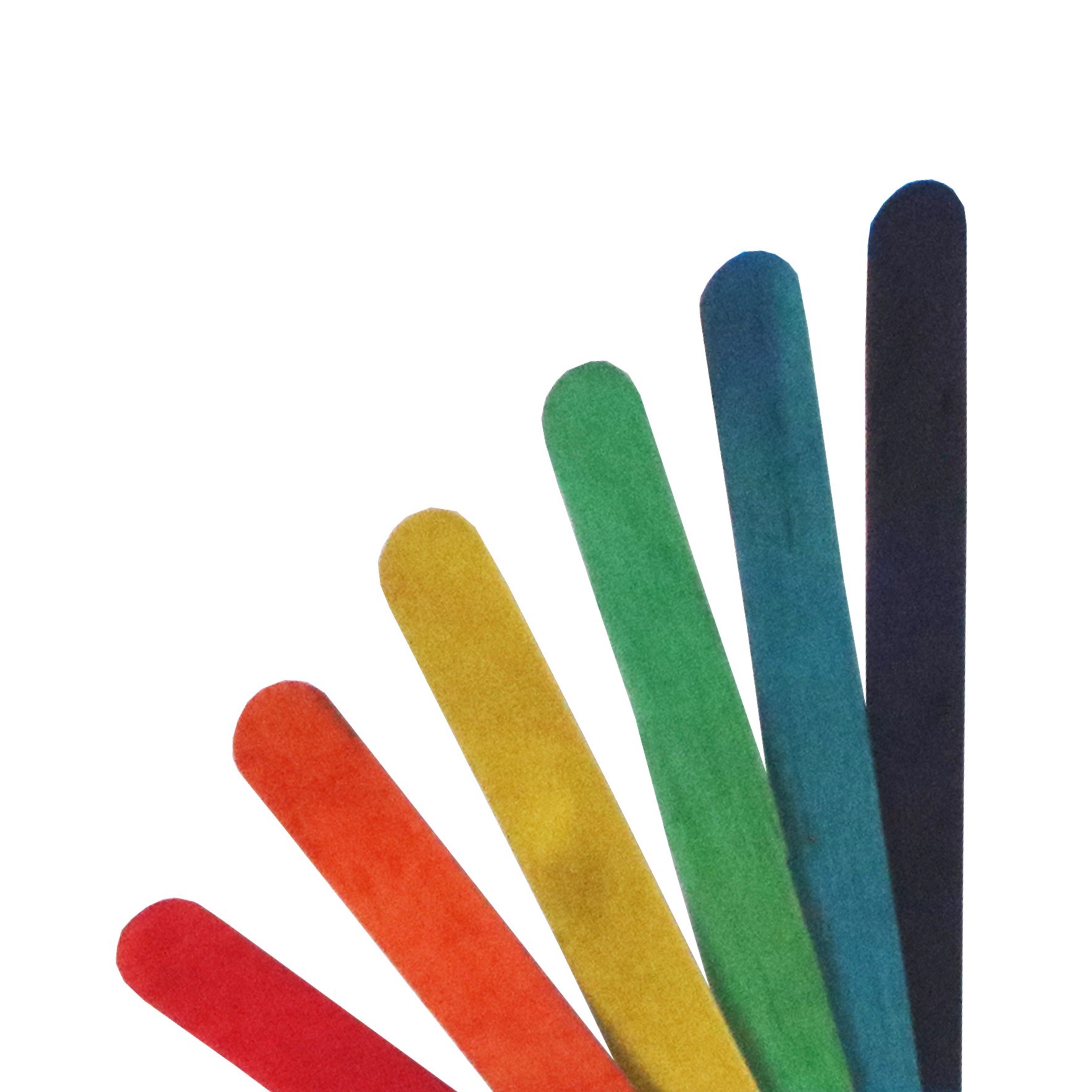slide 3 of 4, Wood Craft Sticks, Primary Colors By Creatology, 4.88 in