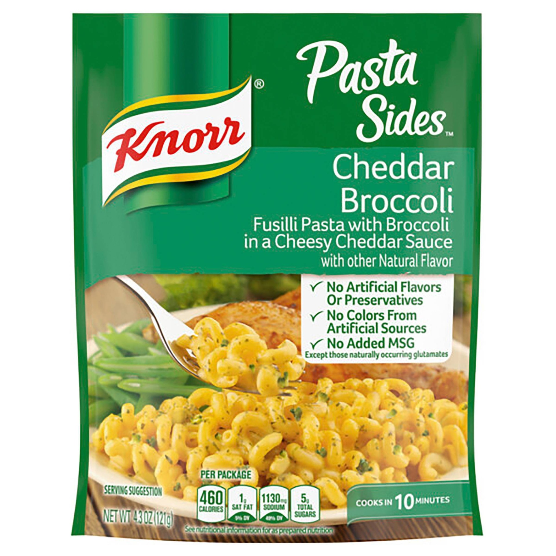 slide 1 of 5, Knorr Pasta Sides Fusili with Cheddar Broccoli - 4.3oz, 4.3 oz