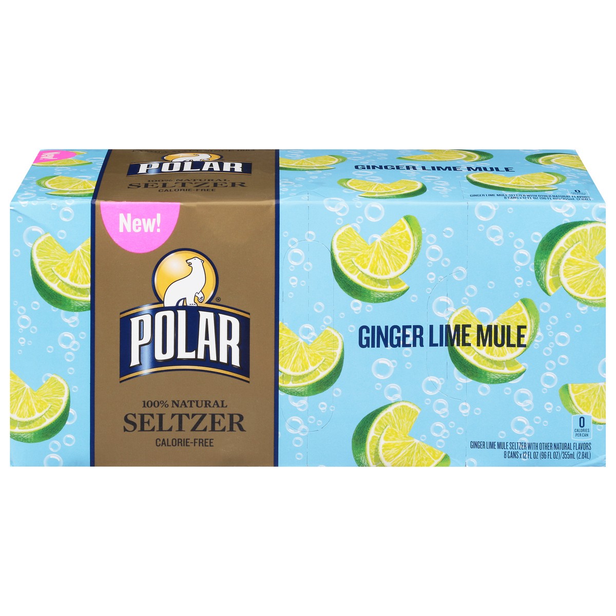 Polar Ginger Lime Mule Seltzer 8 ct Shipt