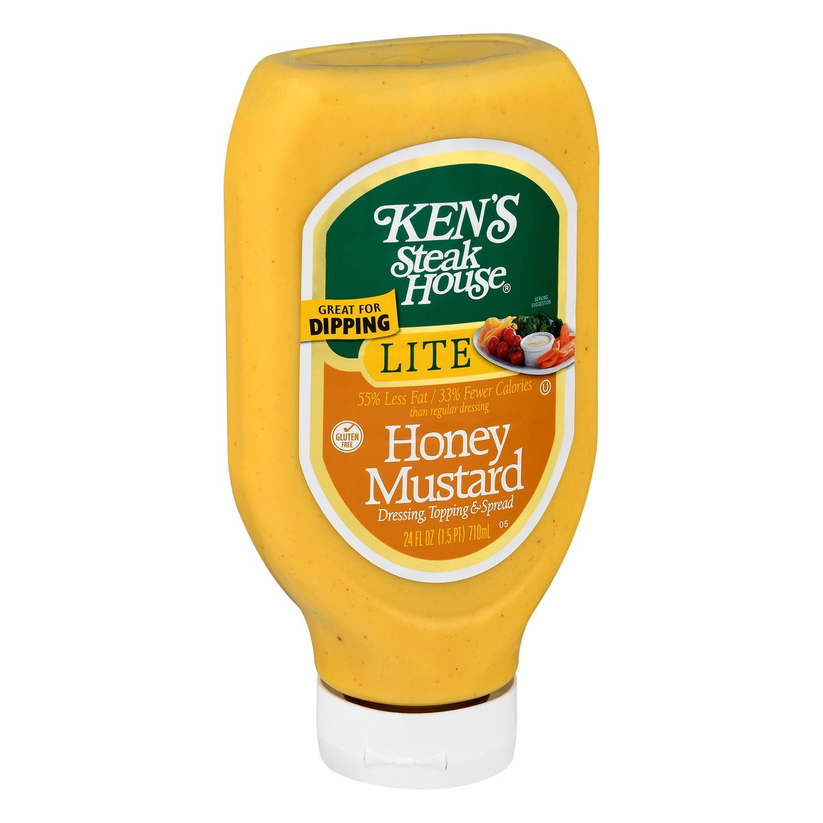 slide 9 of 12, Ken's Steak House Lite Honey Mustard Dressing, Topping & Spread 24 fl oz, 24 fl oz