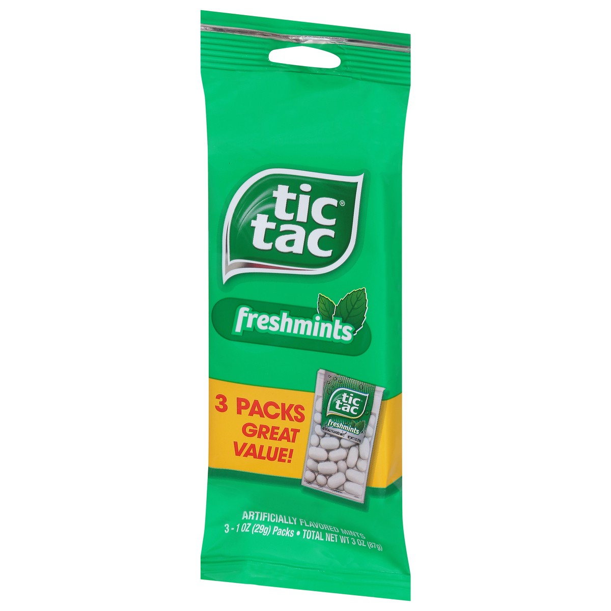 slide 2 of 9, Tic Tac Freshmints Mints 3 - 1 oz Packs, 3 ct