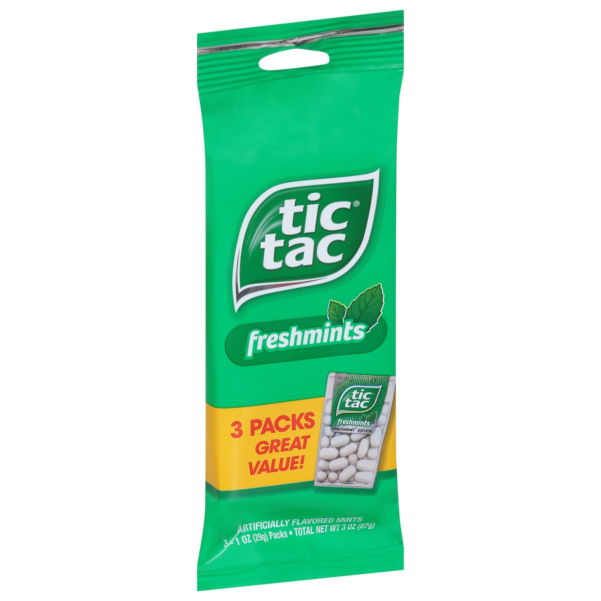 slide 3 of 9, Tic Tac Freshmints Mints 3 - 1 oz Packs, 3 ct