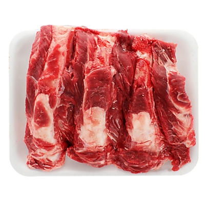 slide 1 of 1, H-E-B Beef Finger Ribs, per lb