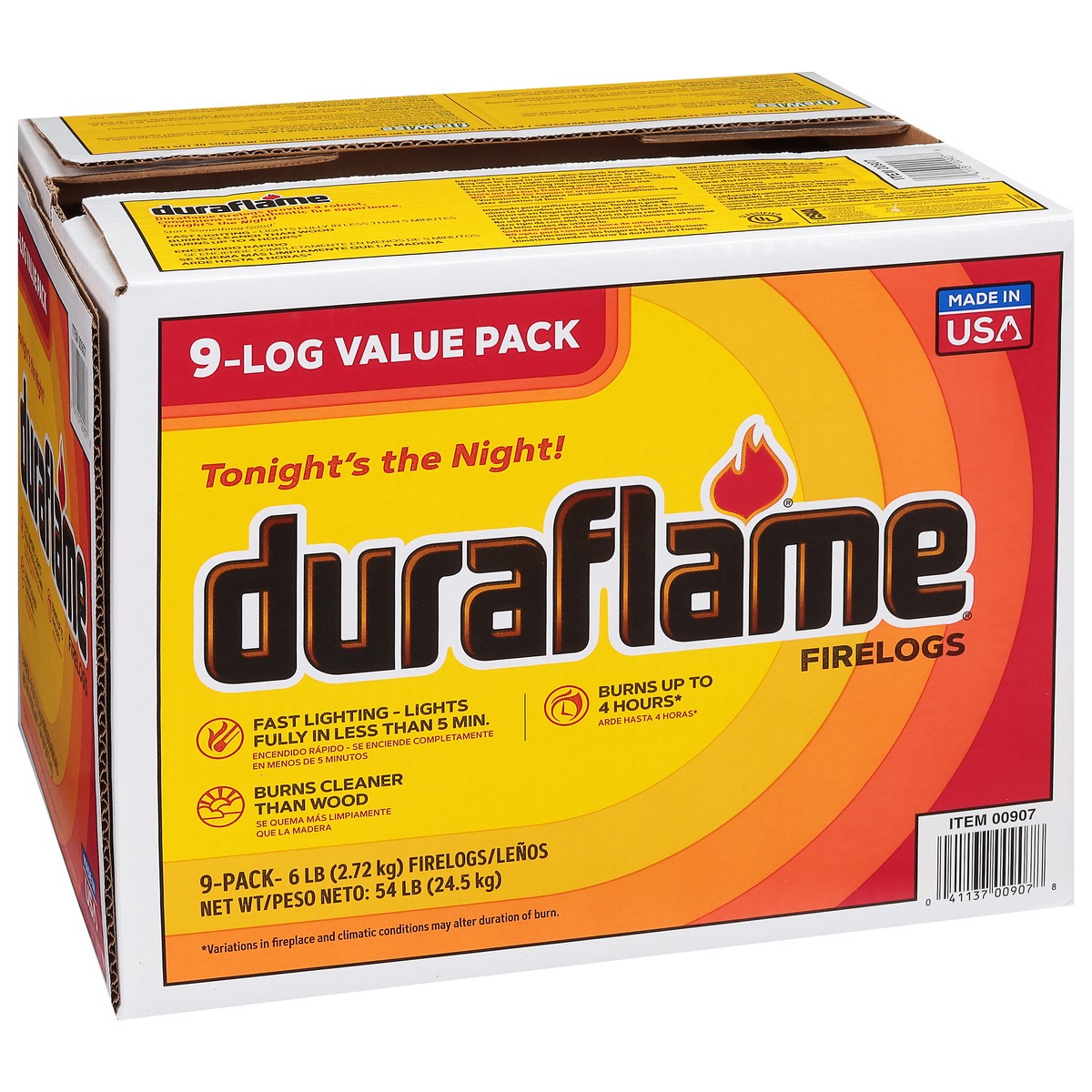 slide 2 of 9, Duraflame 9-Log Firelogs Value Pack 9 ea, 9 ct