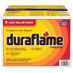 Duraflame 9-Log Firelogs Value Pack 9 ea