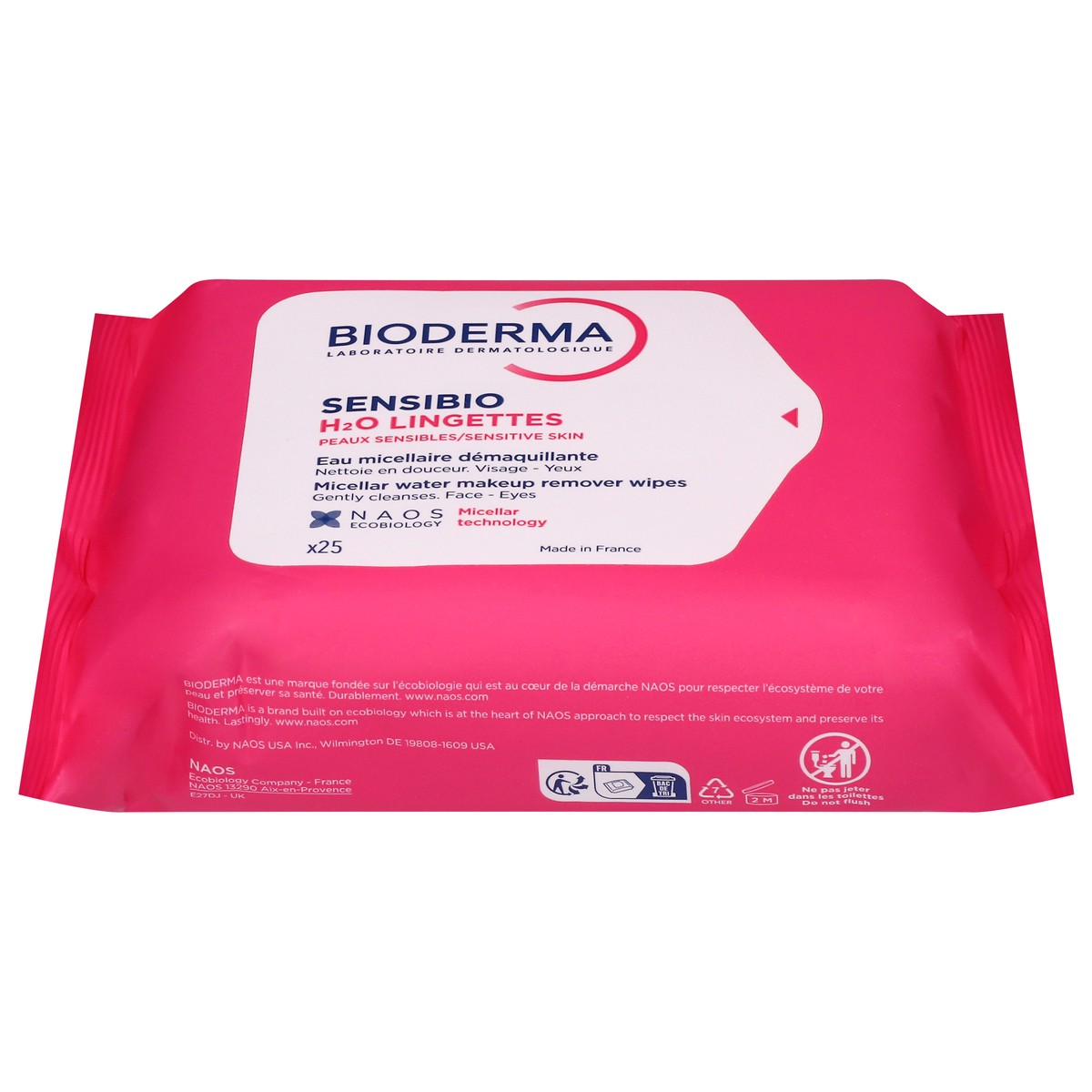 slide 1 of 14, Bioderma Sensibio H2O Wipes, 25 ct, 25 ct