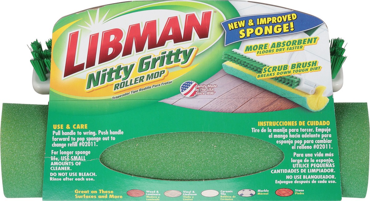 slide 8 of 9, Libman Nitty Gritty Roller Mop, 1 ct